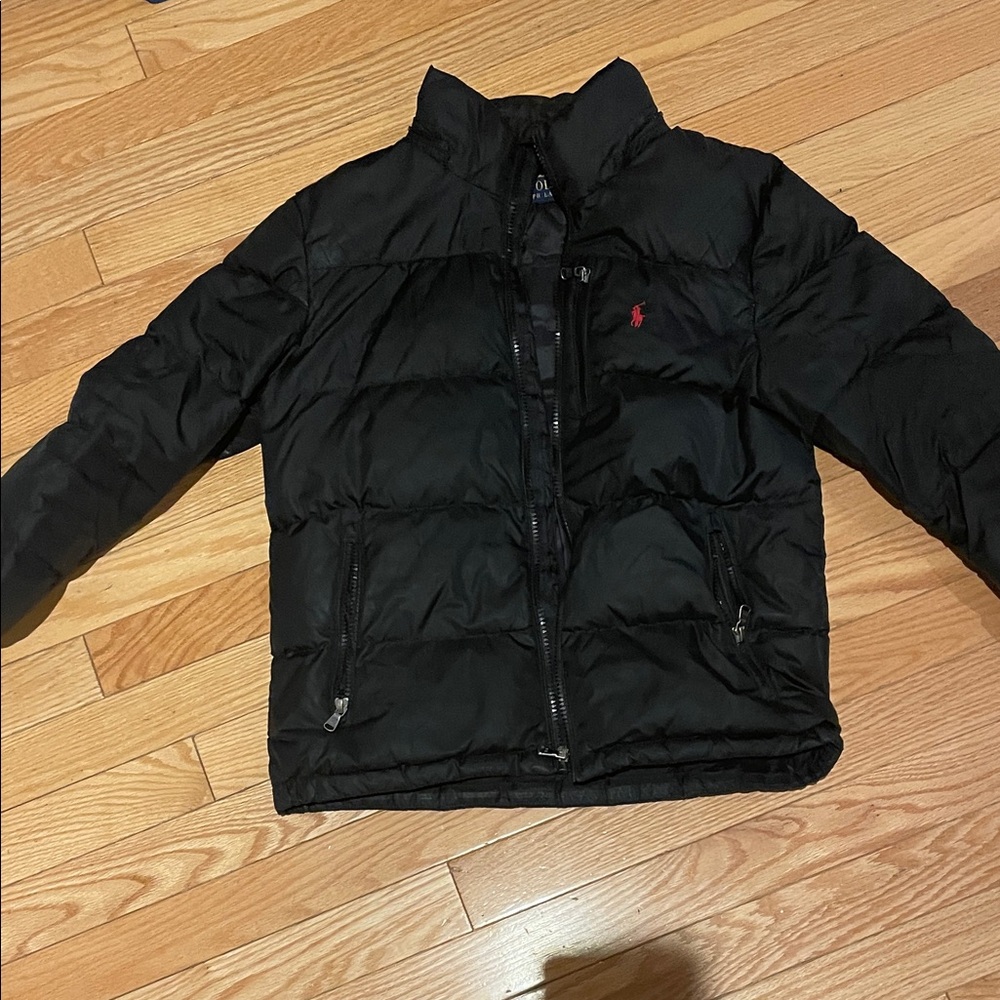 Black Polo Ralph Lauren Puffer Jacket